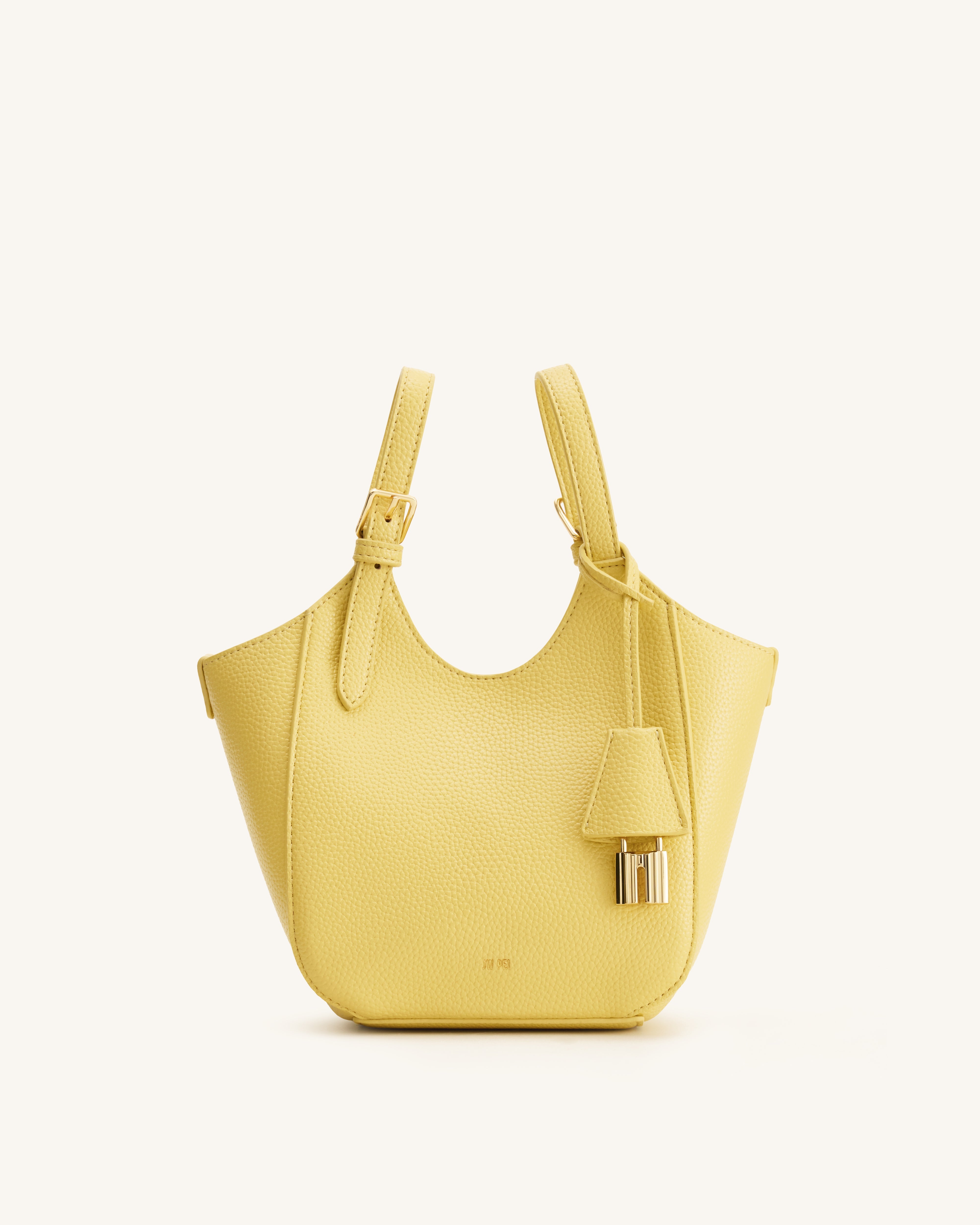 Ines Padlock Tote Bag - Yellow