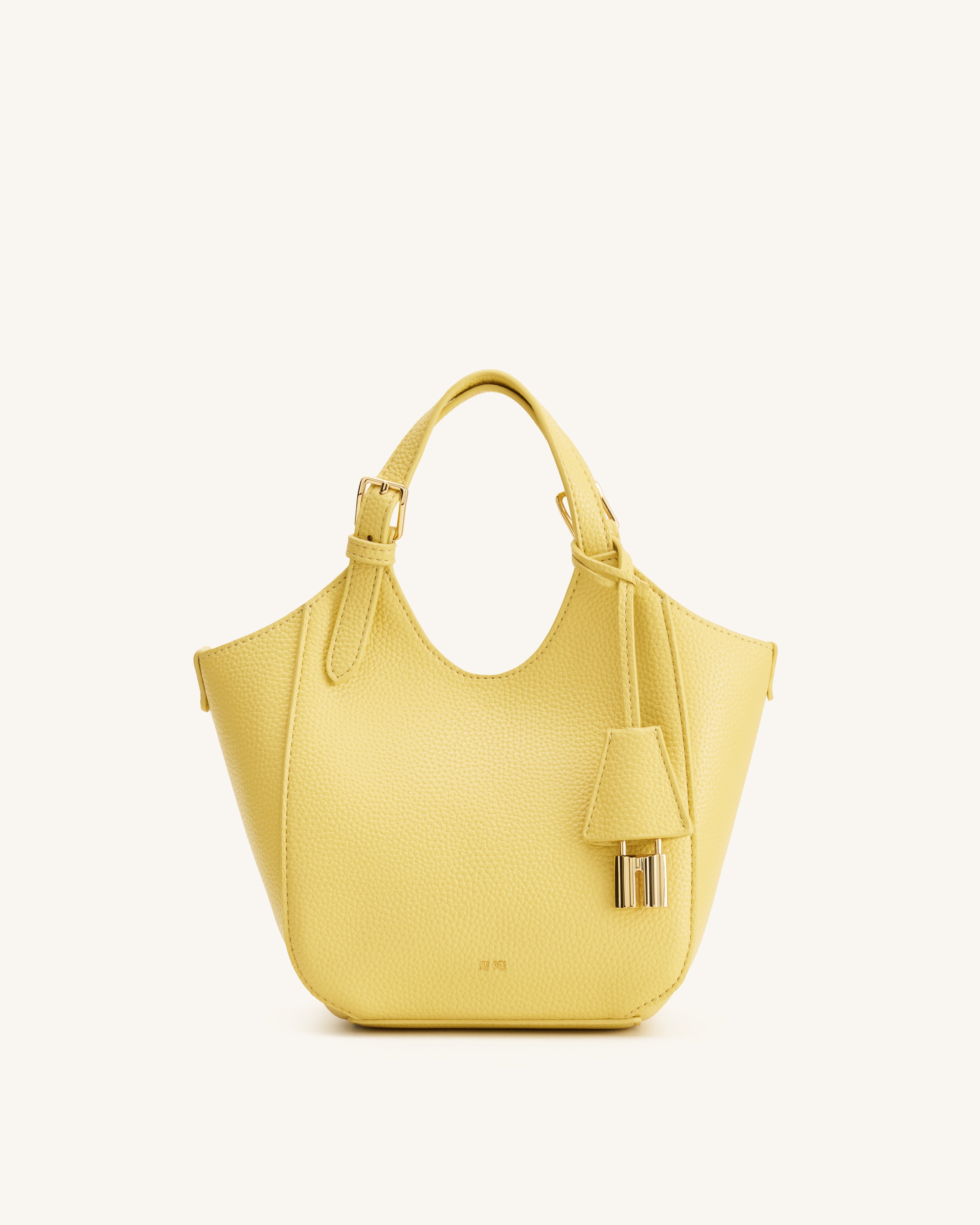 Ines Padlock Tote Bag - Yellow