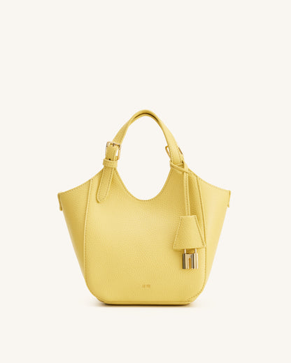 Ines Padlock Tote Bag - Yellow