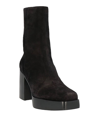 Amiri Black Suede Platform Ankle Boots