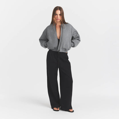 Neoprene Outerwear Reversible Bomber Jacket