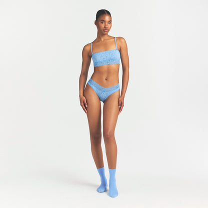 Lightweight Cotton Wide Lace Brief