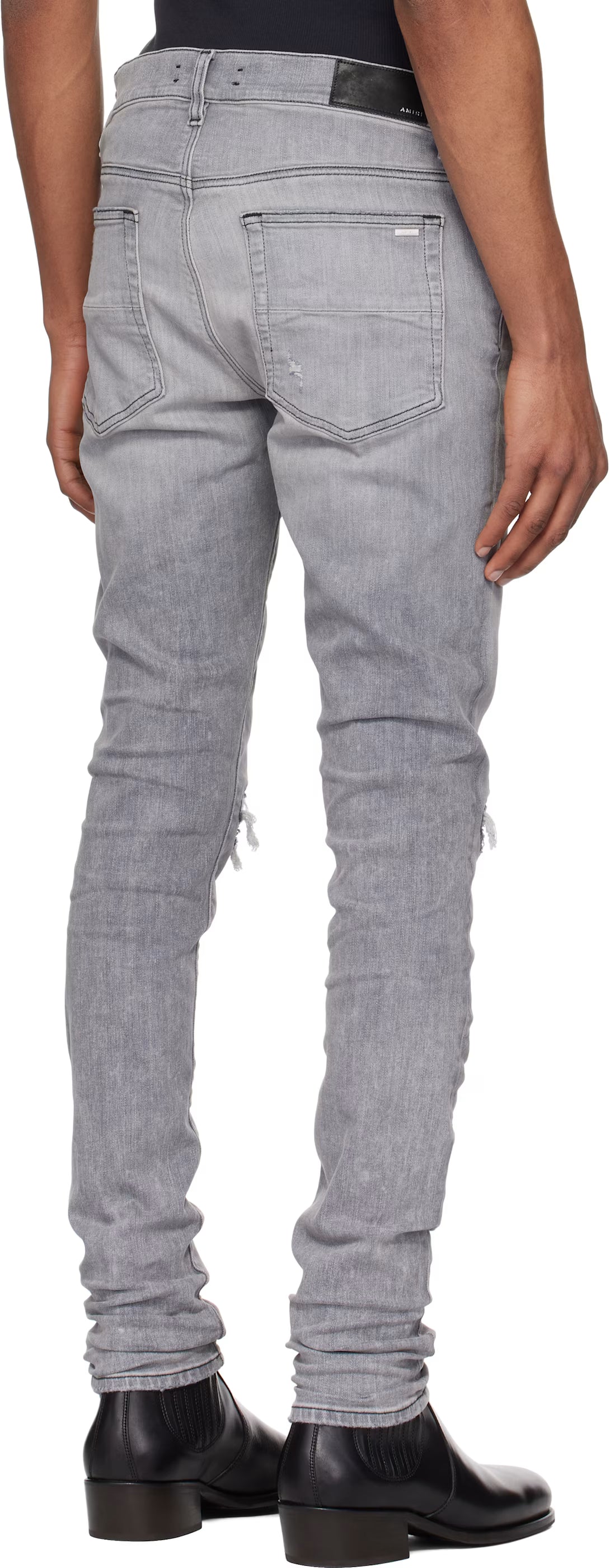 Gray Boucle MX1 Jeans
