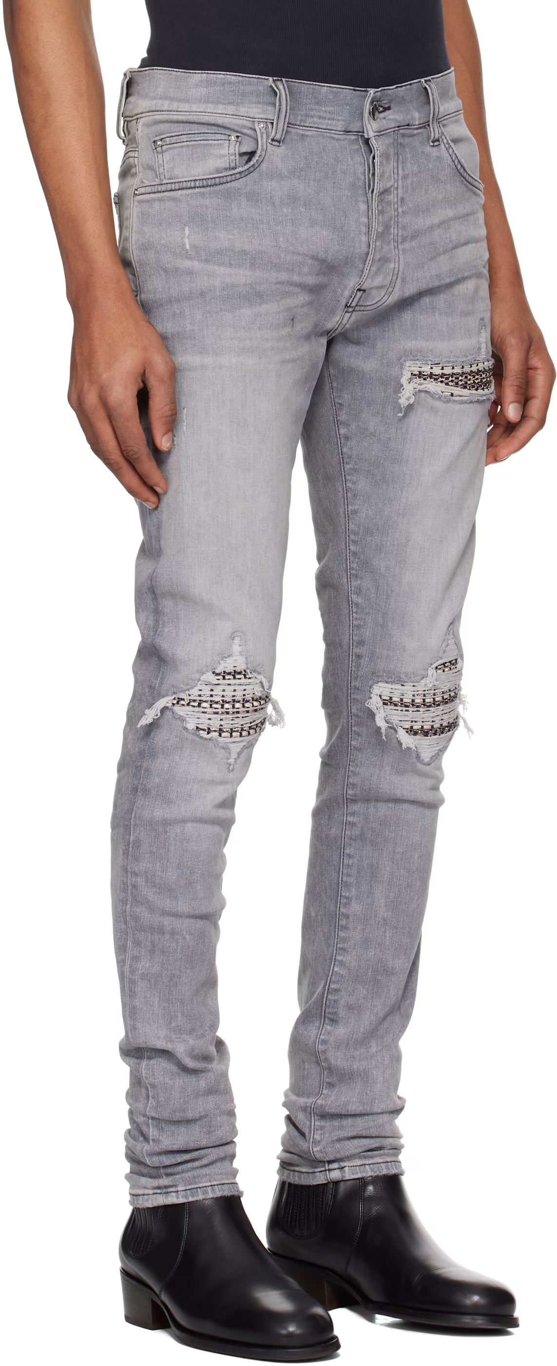 Gray Boucle MX1 Jeans
