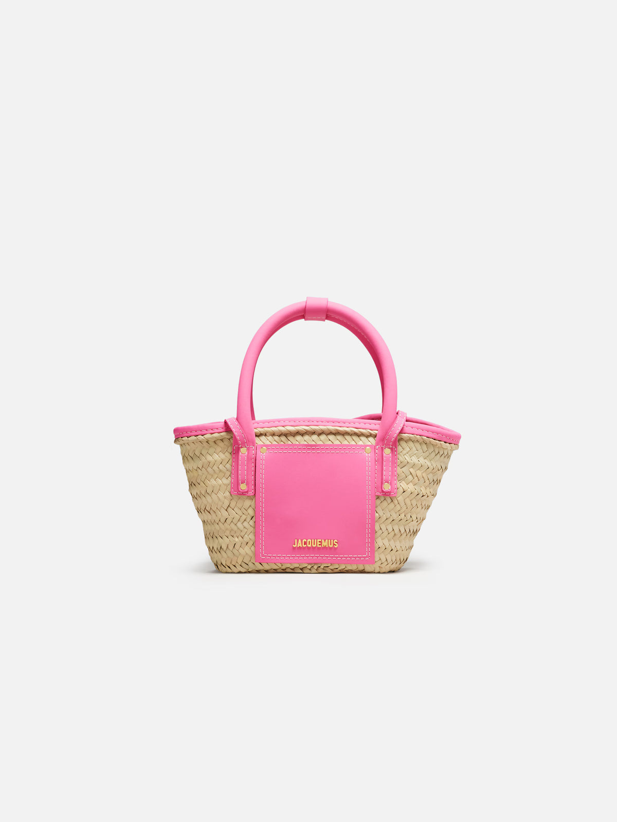 The small Soli basket Mini beach basket bag.