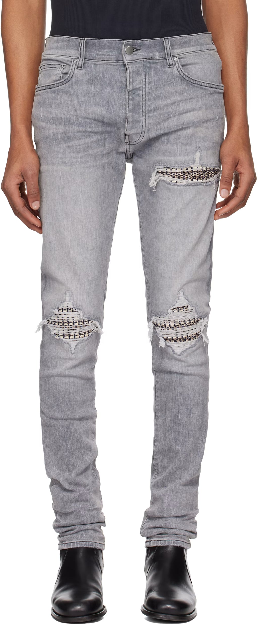 Gray Boucle MX1 Jeans
