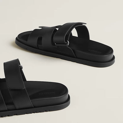 Chypre sandal in Noir