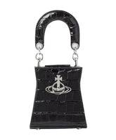 Kelly Croc-Embossed Handbag