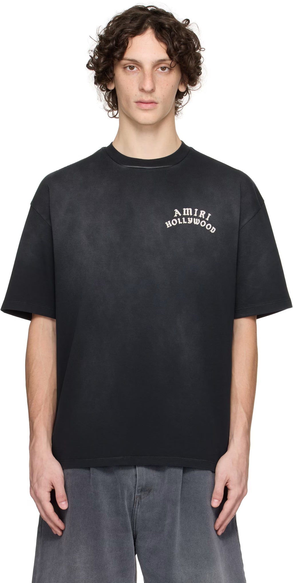 Black 'AMIRI Hollywood' Oversized T-shirt