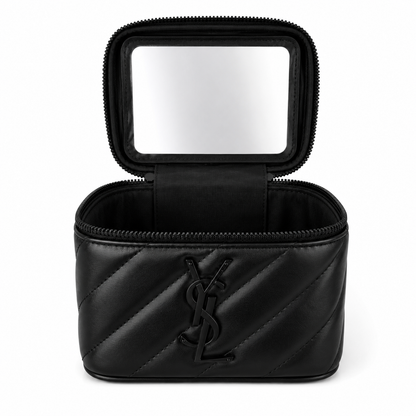 YSL Yves Saint Laurent Beaute Beauty GWP VIP Vanity Case Converted Bag Black NEW