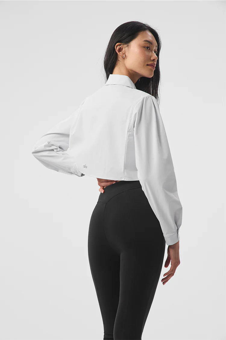 Cropped Take Me Out Button Up