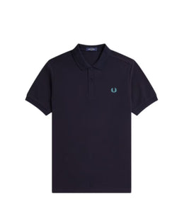 Fred Perry Premium Blue Polo Shirt