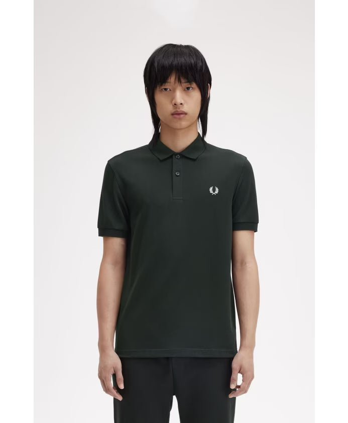 Fred Perry Green Cotton Polo Shirt