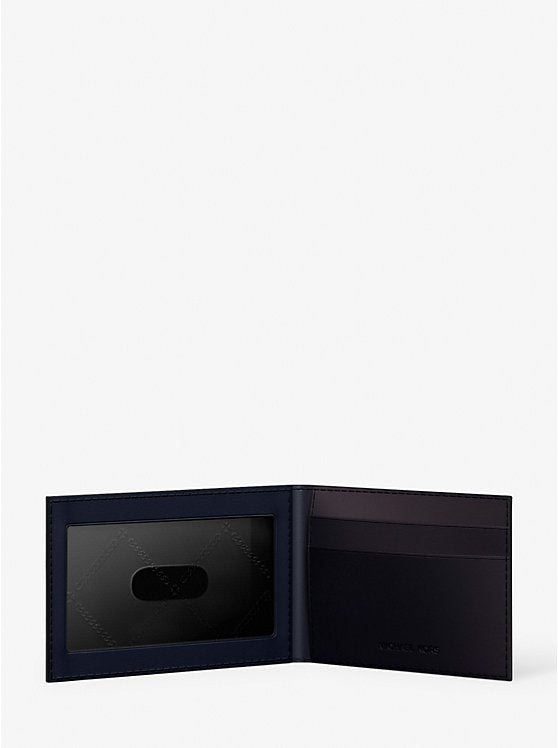 Cooper Saffiano Leather Billfold Wallet With Passcase