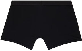 Versace Underwear Black '90s Logo Long Boxers