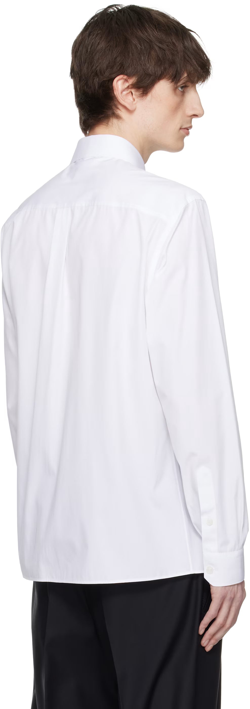 Dolce&Gabbana White Martini-Fit Shirt