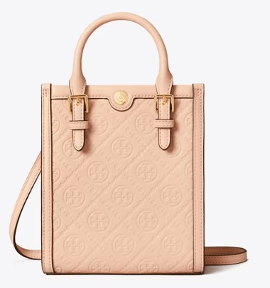 Tory Burch T MONOGRAM LEATHER MINI TOTE - Bags | Shop From The Mirage