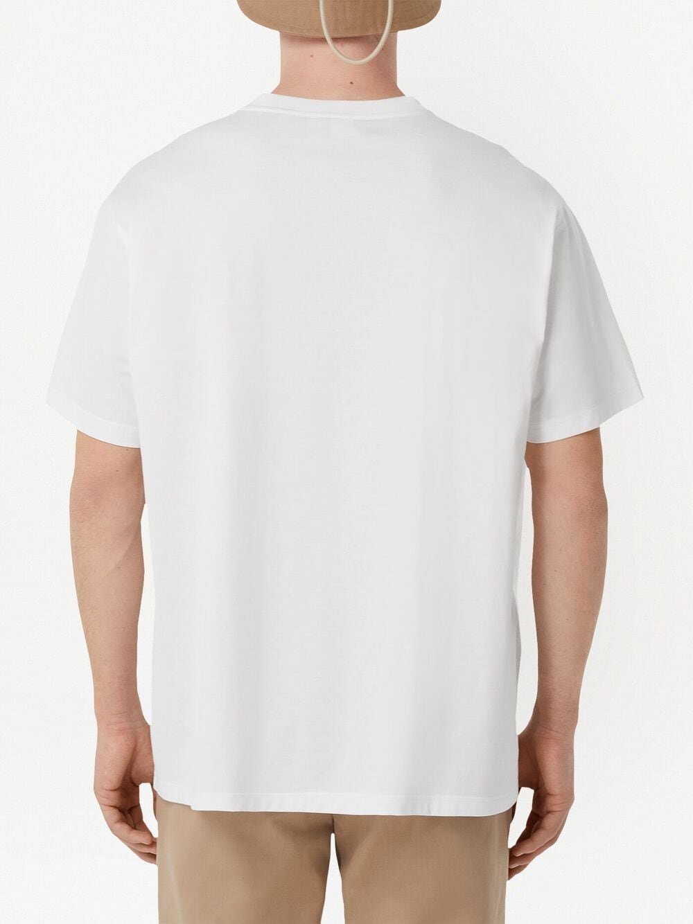 Burberry Harriston Printed Logo T-shirt in White