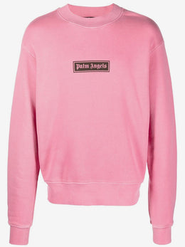 Palm Angels logo-print cotton sweatshirt