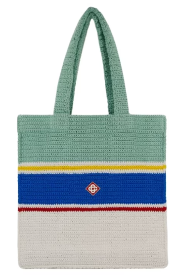Casablanca Crochet Shopper Bag