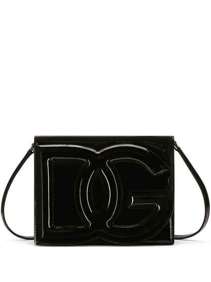 DG Logo leather crossbody bag