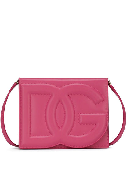 DG Logo leather cross body bag