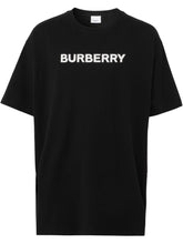 Burberry Harriston Printed Logo T-shirt in Black