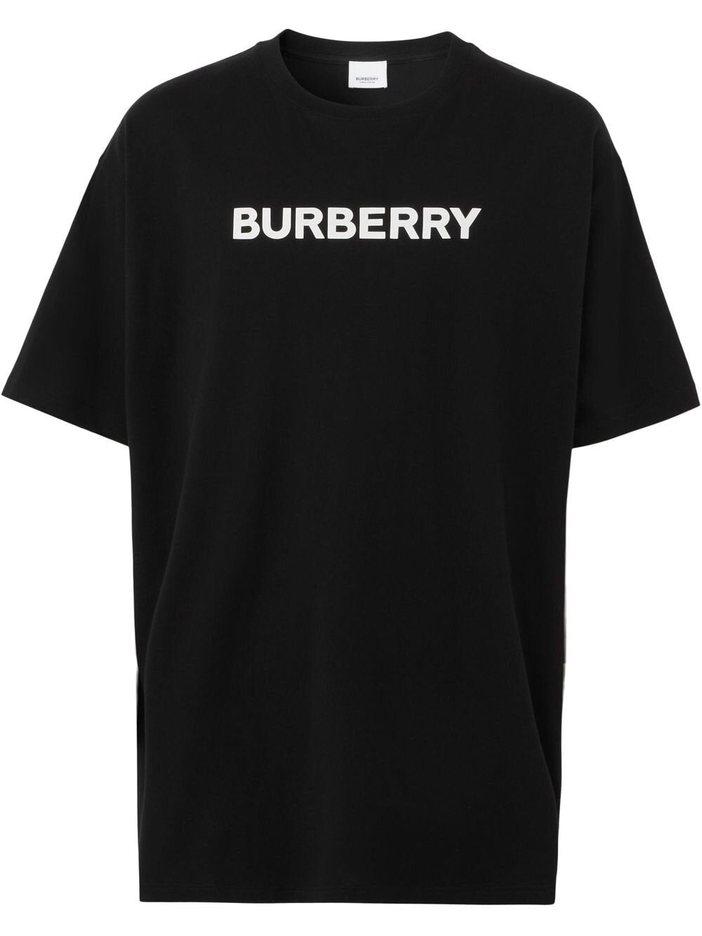 Burberry Harriston Printed Logo T-shirt in Black