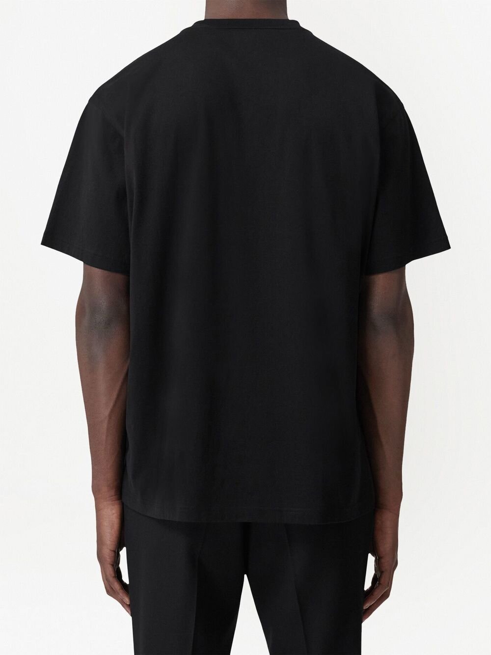 Burberry Harriston Printed Logo T-shirt in Black