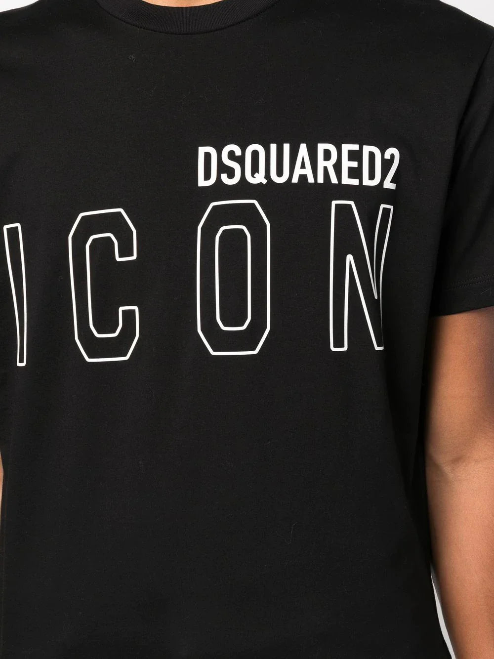 Dsquared2 Icon Outline T-shirt in Black