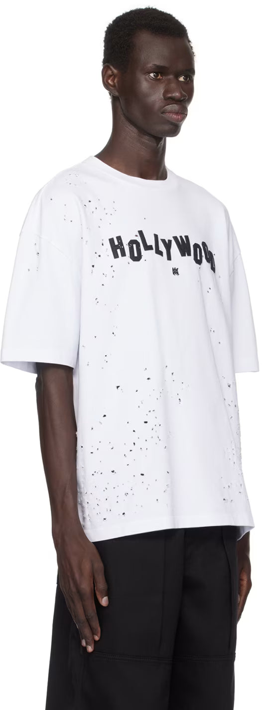 White 'Hollywood' Shotgun T-shirt