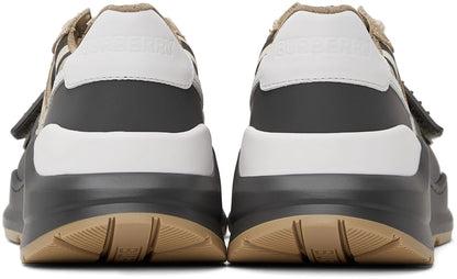 Burberry Tan & Grey Ramsey Sneaker