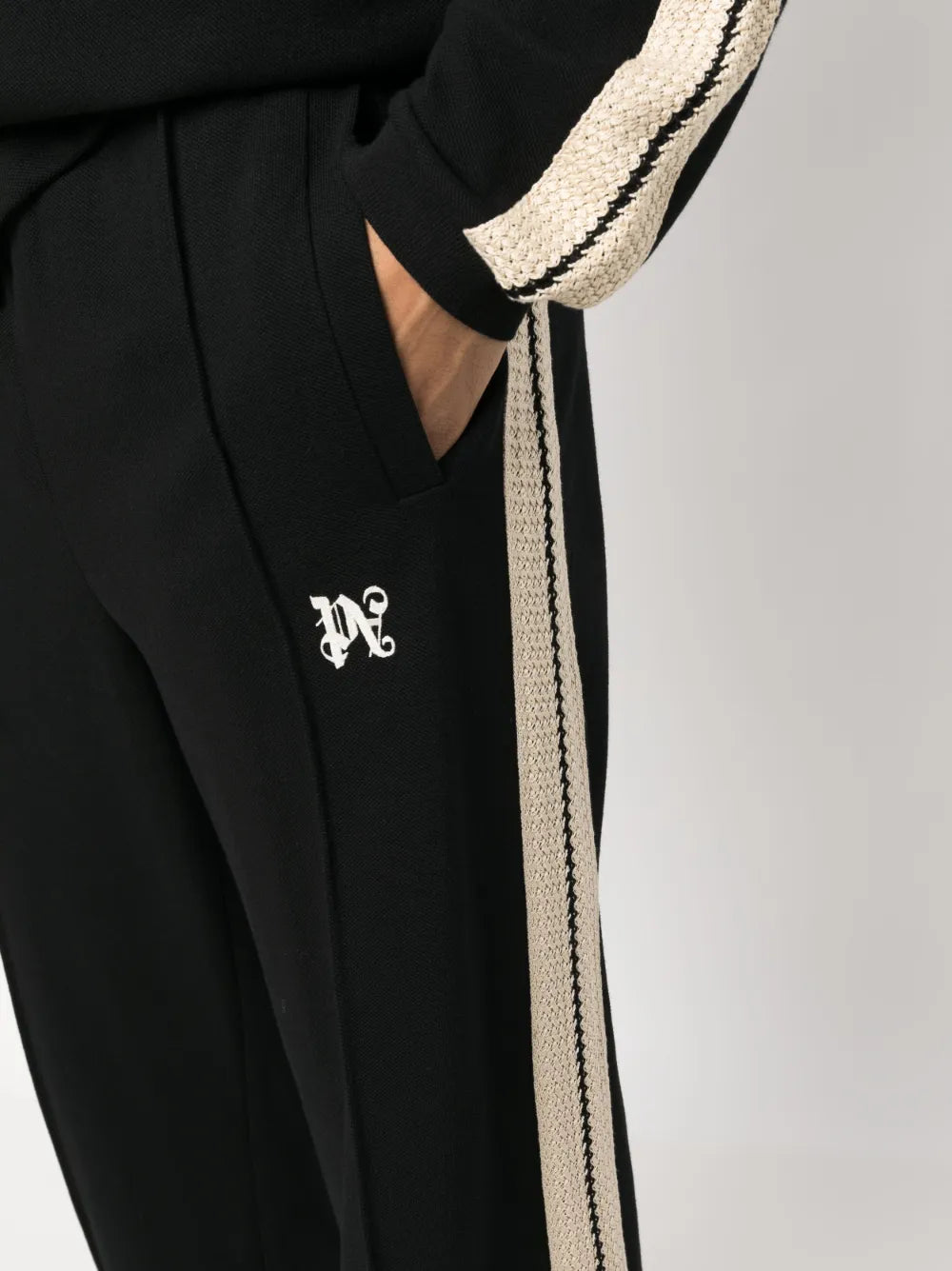 Palm Angels monogram-embroidered track pants