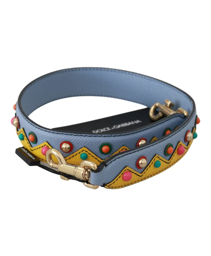 Blue Handbag Accessory Shoulder Strap Leather