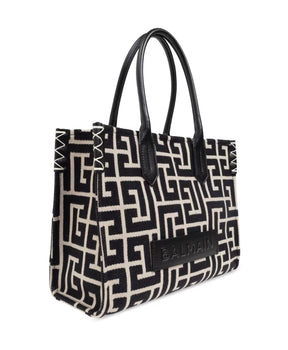 Monogram Tote Bag Black/White Stylish