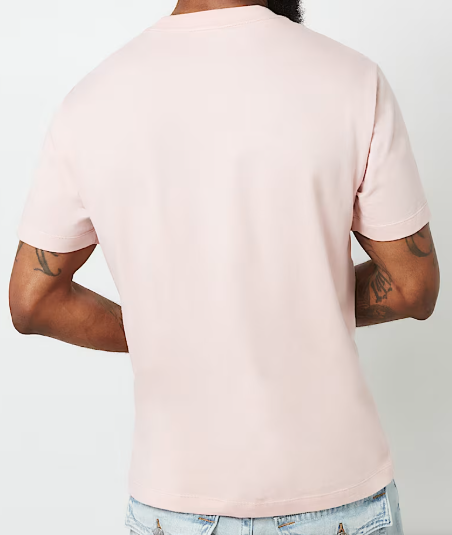 METALLIC LOGO TAPING TEE