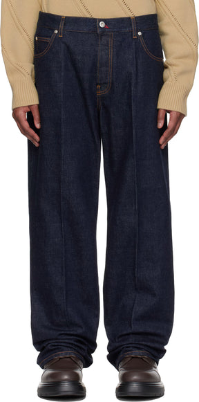 Ferragamo Indigo Straight-Leg Jeans