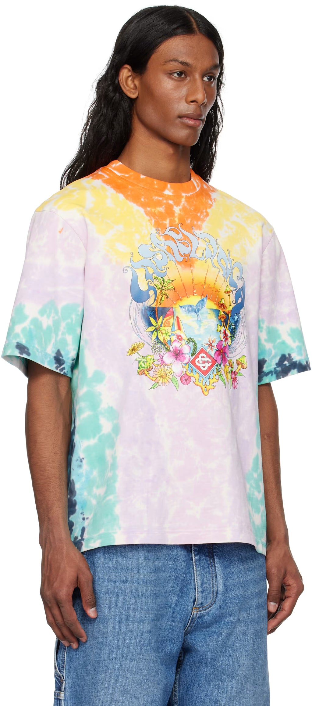 Multicolor Surf Trip Tie Dye T-shirt