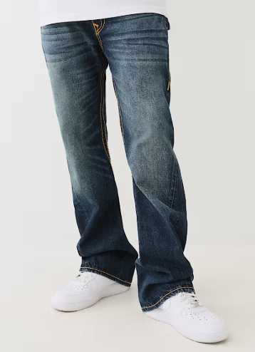 JOEY PICK STITCH FLAP FLARE JEAN