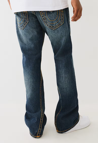 JOEY PICK STITCH FLAP FLARE JEAN