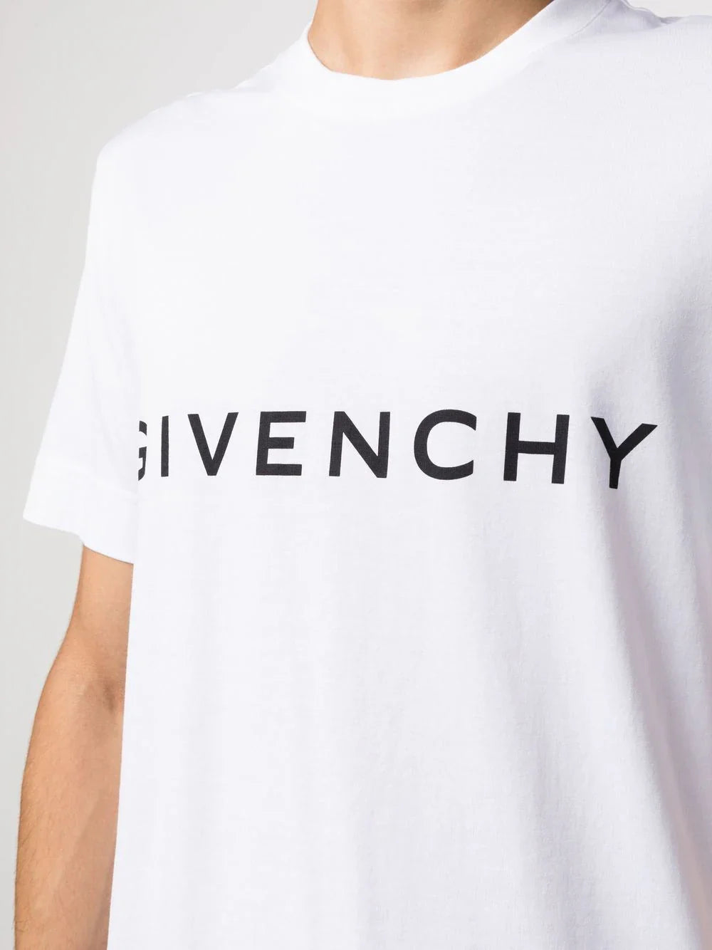 Givenchy Archetype Logo Print Oversized T-Shirt in White