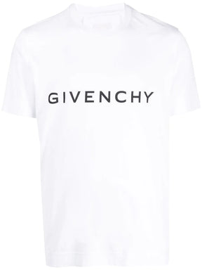 Givenchy Archetype Logo Print Oversized T-Shirt in White