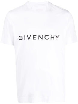 Givenchy Archetype Logo Print Oversized T-Shirt in White