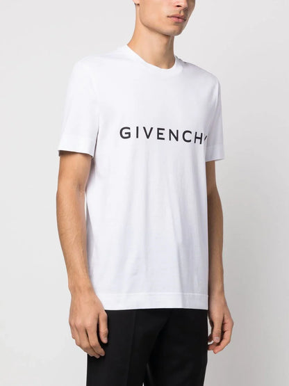 Givenchy Archetype Logo Print Oversized T-Shirt in White