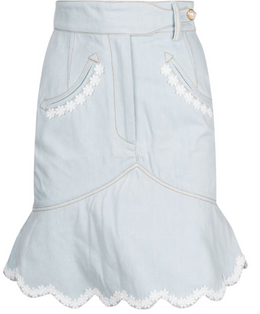 Casablanca Denim Skirt