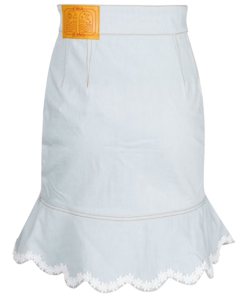 Casablanca Denim Skirt