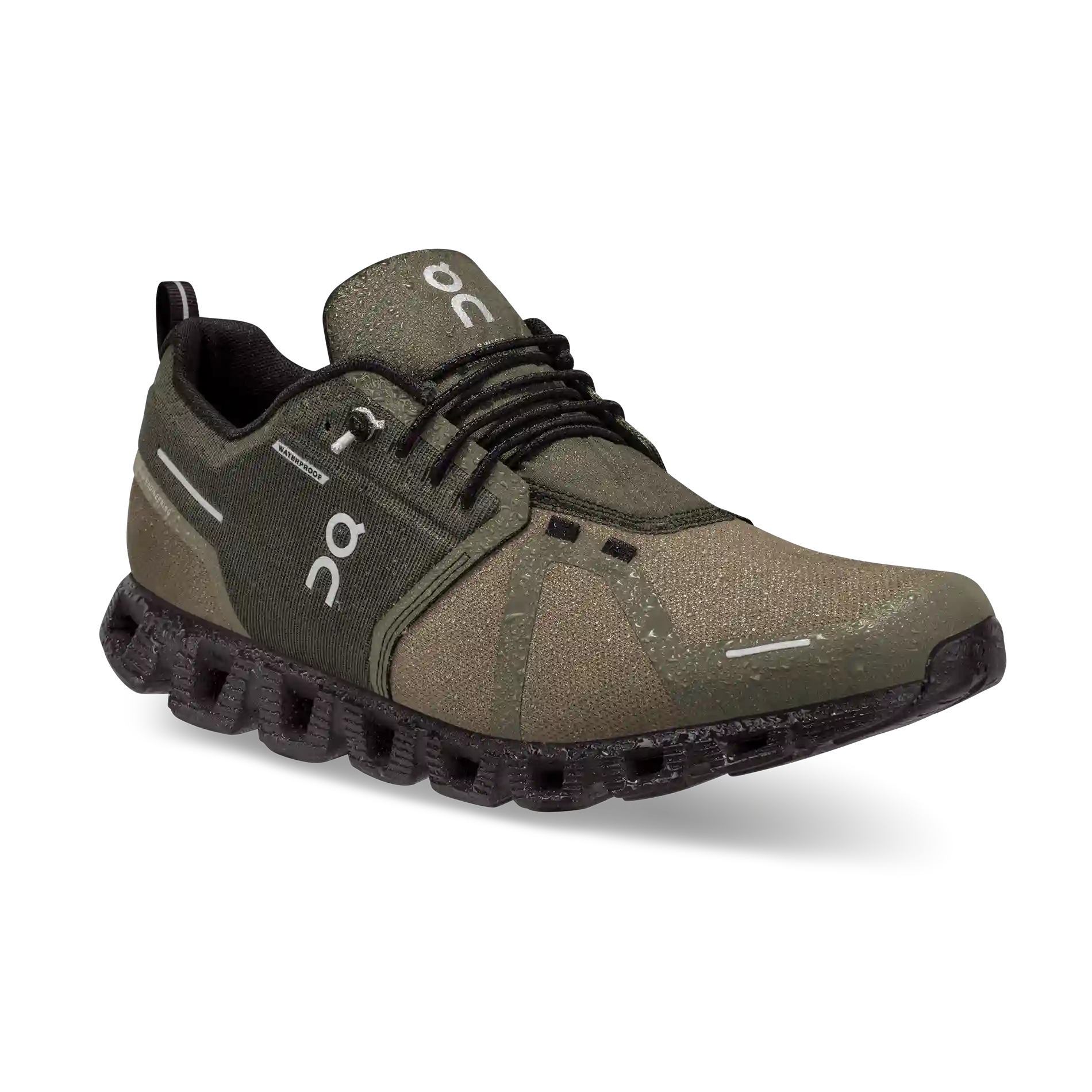 On Running Cloud 5 Waterproof Olive Black