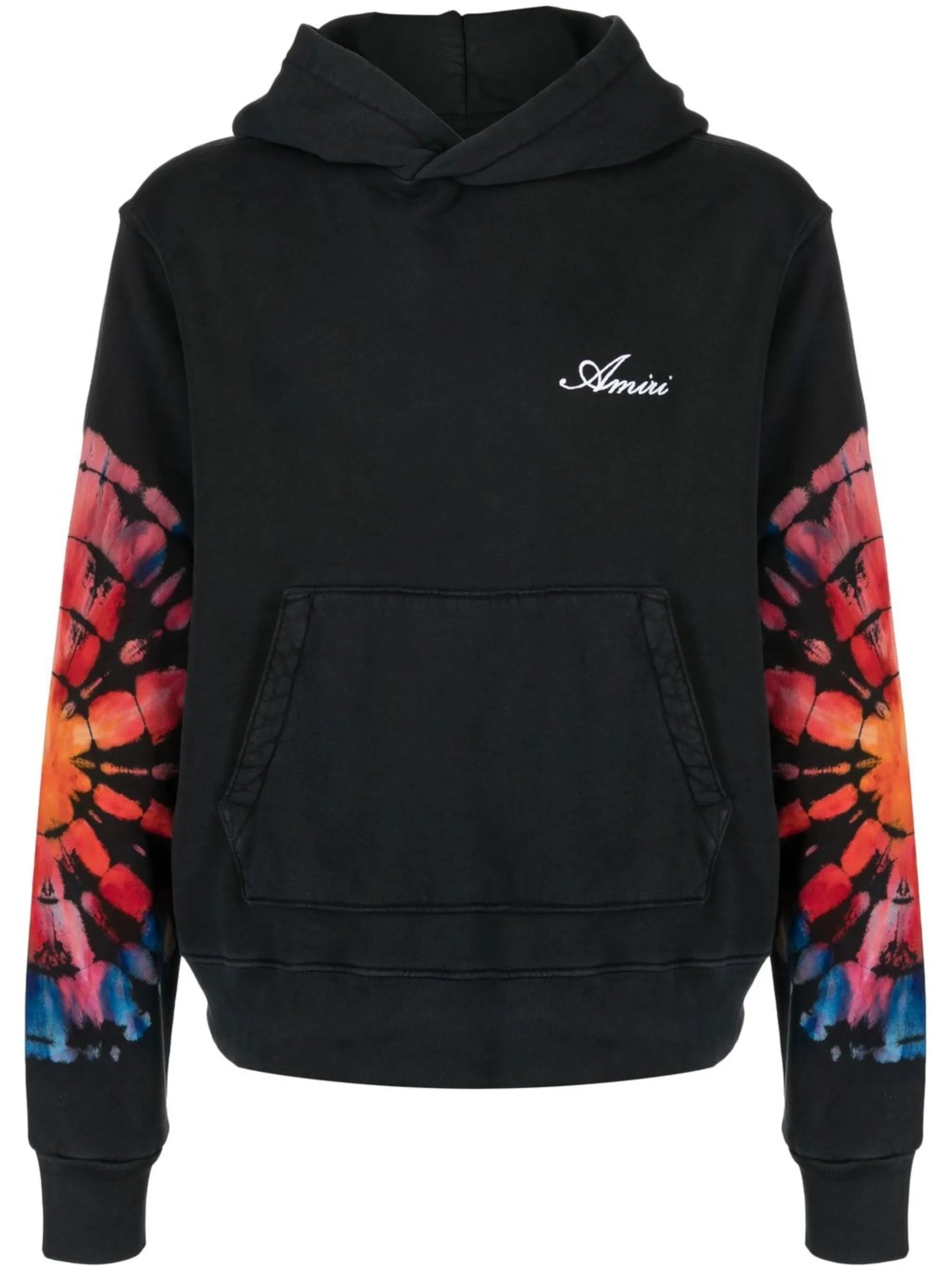 Amiri Spot Tie Dye Hoodie in Black