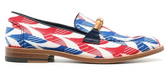 Casablanca Aviator Houndstooth Envelope Loafers