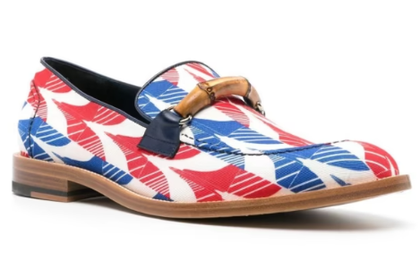 Casablanca Aviator Houndstooth Envelope Loafers